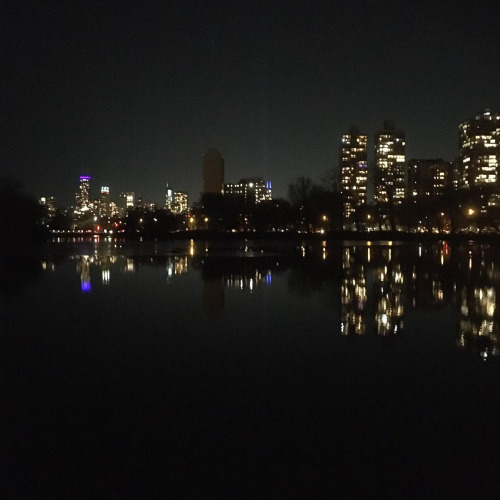 North Pond reflection, Lincoln Park, ChicagoDecember 2021 photo by Cynthia Meyers