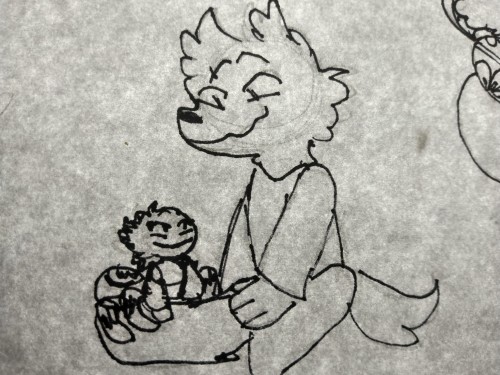 Can I Suggest Drawings Of The Gang's (including Wolf And Snake's Hehe) Reactions To Baby Miles Cause