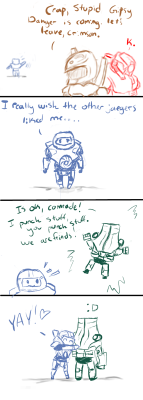 aus-jaeger:  ryokotoast:  Because jaeger chibis are the best things ever.  Fuckin’ lovin’ these.