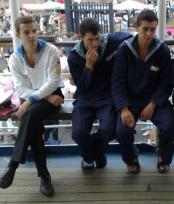staopenloopweer:  Sailors in Amsterdam 