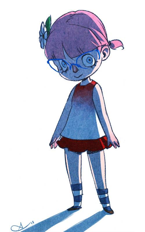 lexxercise:  I’ve been doodling my yandere Animal Crossing mayor in between working