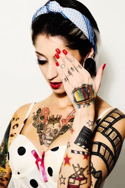 Tattoo inked girls