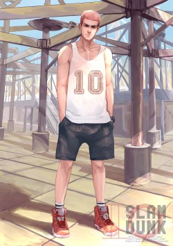 maorenc:  SlamDunk Hanamichi Sakuragiart of my out coming artbook