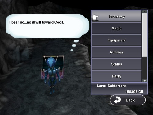 Series of thoughts in the Lunar Subterrane. I find it interesting how they match up. It’s clea