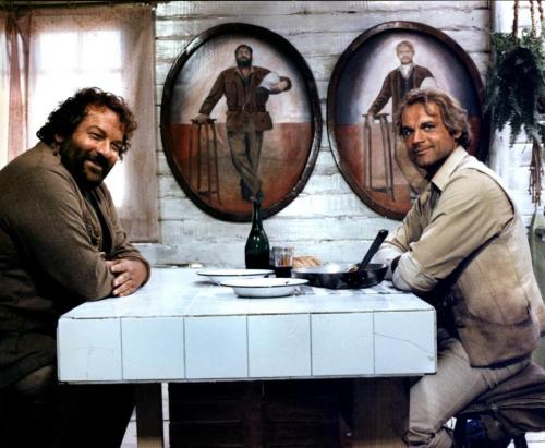 La coppia del giorno: Bud Spencer e Terence Hill.