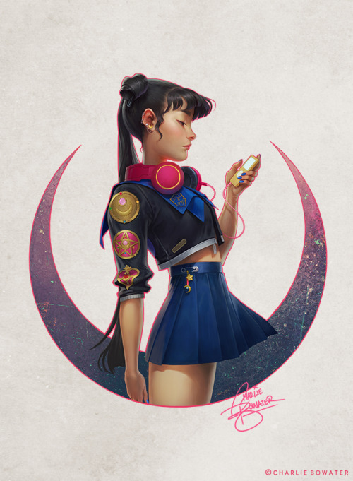 charliebowater: USAGI 2.0! :)  She’s finally done! I had to redo a lot of work on this th