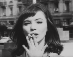 violentwavesofemotion:Anna Karina, in Le Petit Soldat (1963) dir. by Jean-Luc Godard