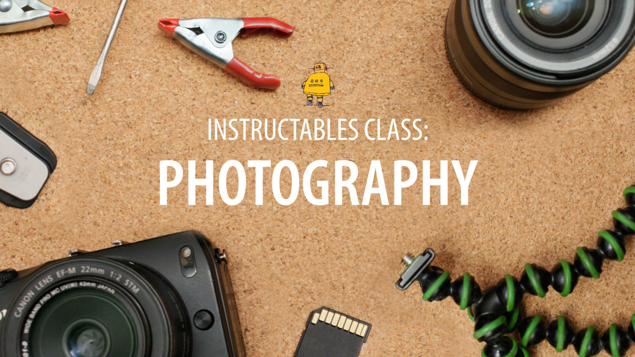 Learn how to share stories and experiences through images in the best way possible. This Photography Class will teach you basic camera functions and how to get amazing images! http://www.instructables.com/class/Photography-Class/