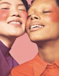 saloandseverine:  Vogue Japan June 2017, Beauty  Londone Myers &amp; Manami Kinoshita by Emma Tempest 