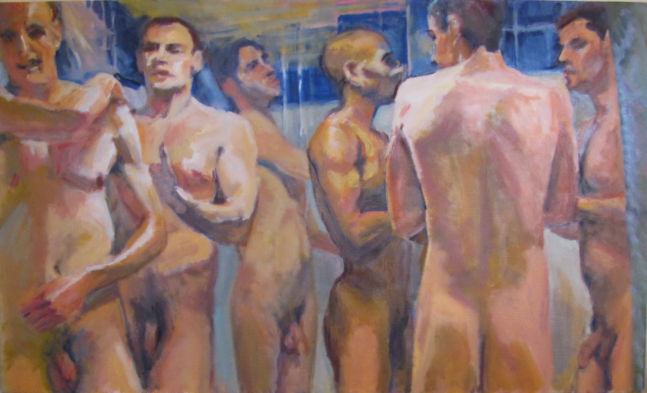 airofsolitude:McWillie Chambers | Six Men Showering