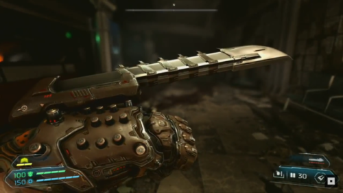 the-goddamn-doomguy:THAT GRAPPLE-HOOK SUPER SHOTGUN AND ARM BLADE - GIMMIE GIMMIE GIMMIE