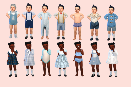 plumbobpuddingmodel:1960s Toddler Lookbook Throughout my decades challenge, it’s been so difficult t