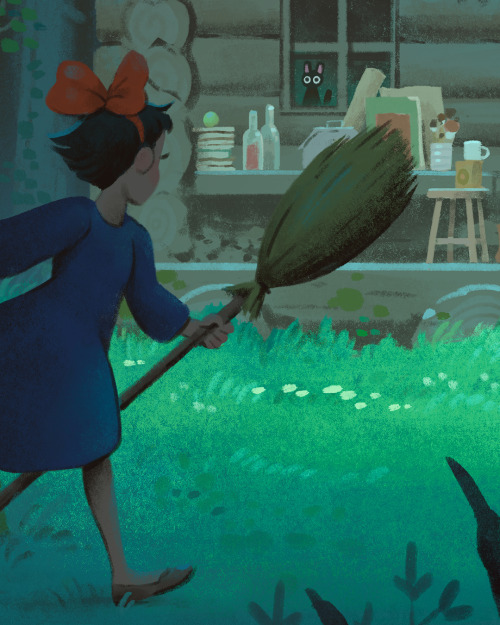 mrockefeller:This scene from Kiki’s Delivery Service has always stuck with me- the mystery and awe o