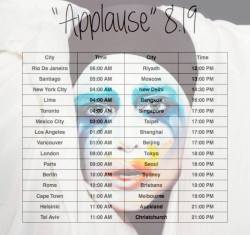 Lescigarettes:  &Amp;Ldquo;Applause&Amp;Rdquo; 8.19