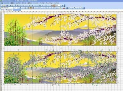 patternbase:Tatsuo Horiuchi, a 74-year-old Japanese artist, took the simple idea of an Excel spreadsheet and turned it into an unexpected beautiful work of art. Horiuchi started to use Excel to create art after he saw other people using the program at