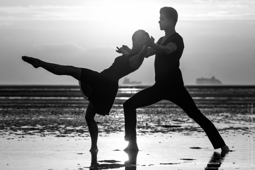 peoplecallmejim: Ciara Sexton and Bobby Hodges, Sunrise at Sandymount Strand, Dublin