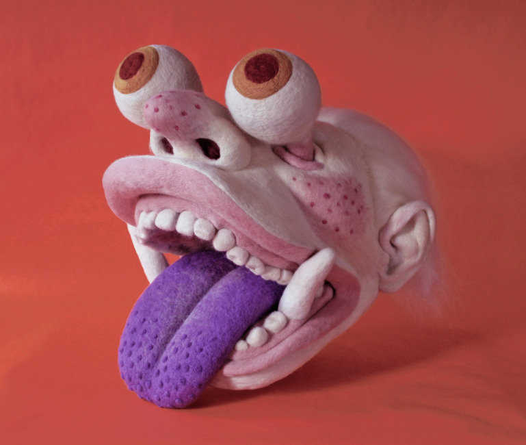 crossconnectmag:  Felt Masks by Paolo del ToroPaolo del Toro brings a unique spin