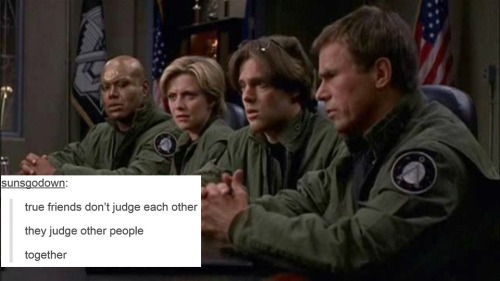 hostilepoet17: Stargate SG-1 + tumblr (Part Three) Part One | Part Two 