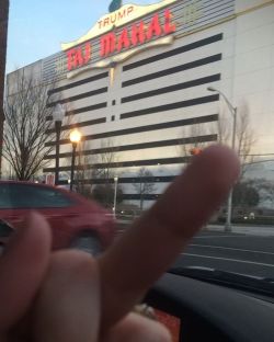 #fuckTrump  (at Atlantic City Boardwalk)