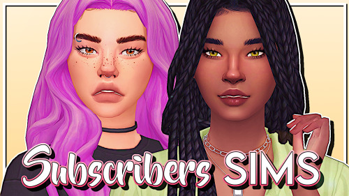 ⭐️ N E W  V I D E O ⭐️ The Sims 4 | MAKING OVER MY SUBSCRIBERS SIMS #5! | CAS & Lookbook + CC Li