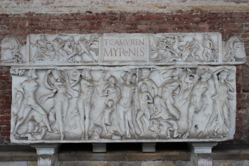 Sarcophagus of the Satyrs and Maenads, mid 3rd century Rome
