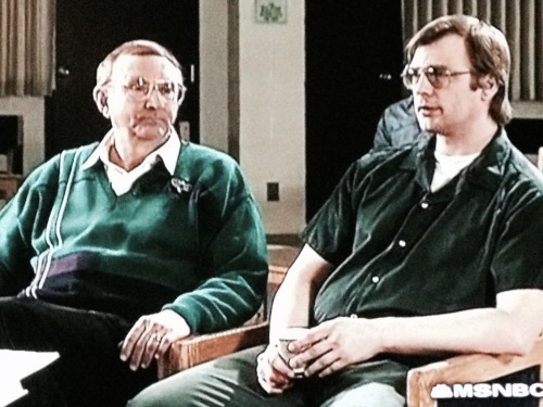 villesorvali:  Jeffrey Dahmer and his father, Lionel Dahmer //1994// 