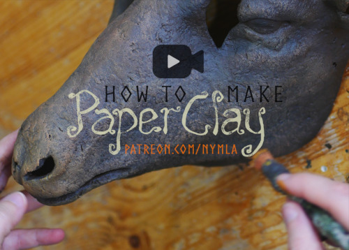 I made a thing! :DThere is now a video version of my paper clay tutorial!You get access to it, as we