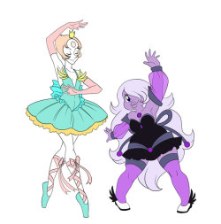 reidavidson:  Pearl and Amethyst as magic