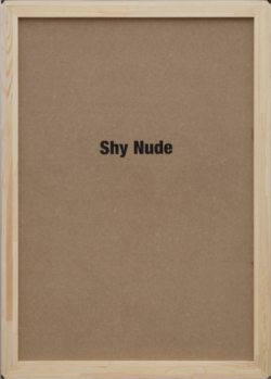   »Shy Nude« By Fiona Banner (+)  