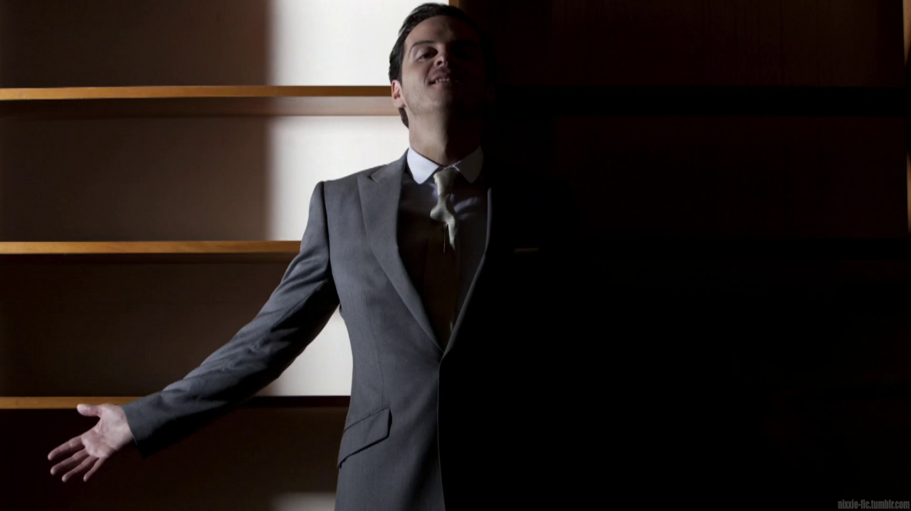 nixxie-fic:  Oh My Good Lord! *fans self* Promo Pictures - Andrew Scott as Jim Moriarty