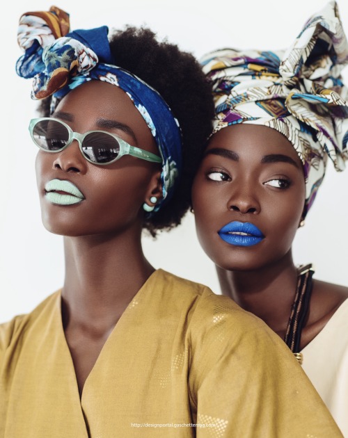 continentcreative: Julia &amp; Janet Otobo for Gaschette Magazine by Ingrid Alice Irsigler