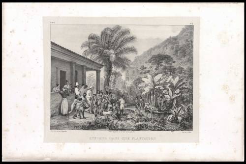 Índios em uma plantação, johann moritz rugendas