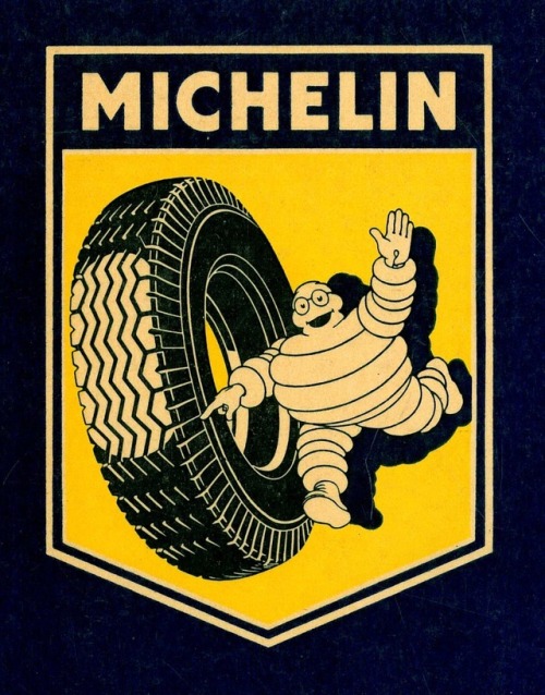 talesfromweirdland:Evolution of Bibendum, the Michelin Man. Created in 1894, the tire-man is still b