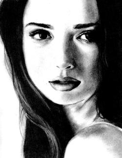 0rdinarysoul:  My drawing of Crystal Reed ‘cause she’s a beaut x 