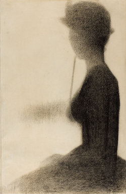  Seated Woman with a Parasol ~ Georges Seurat
