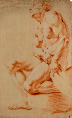Emilian School, Male Nude, 18th century