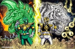 spankzilla85:  My print for this weekend’s Power Morphicon!