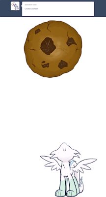 ask-patch:  I never get the grannies, because I never get past 0 cookies. This game is broken, help plz! We had a cookie themed post last week already, but this has been ready for posting for quite some time now. This doesn’t mean Patch is cookie obsessed