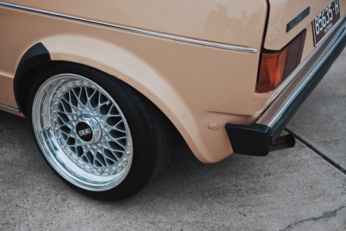 Super clean VW Golf mk1 at WTAC.