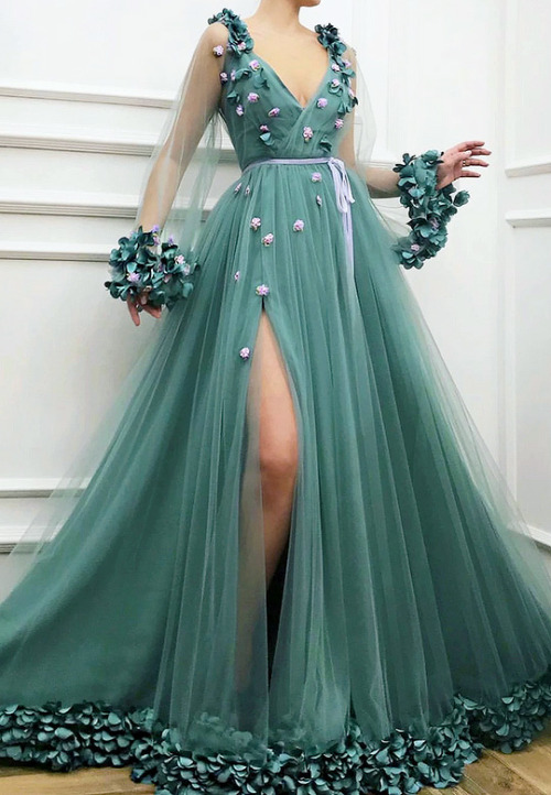 evermore-fashion:Favourite Designs: Teuta Matoshi ‘Sleeves’ Haute Couture Gowns