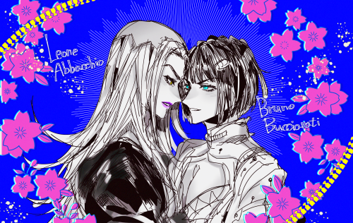 Bucciarati &amp; Abbacchio  fanart