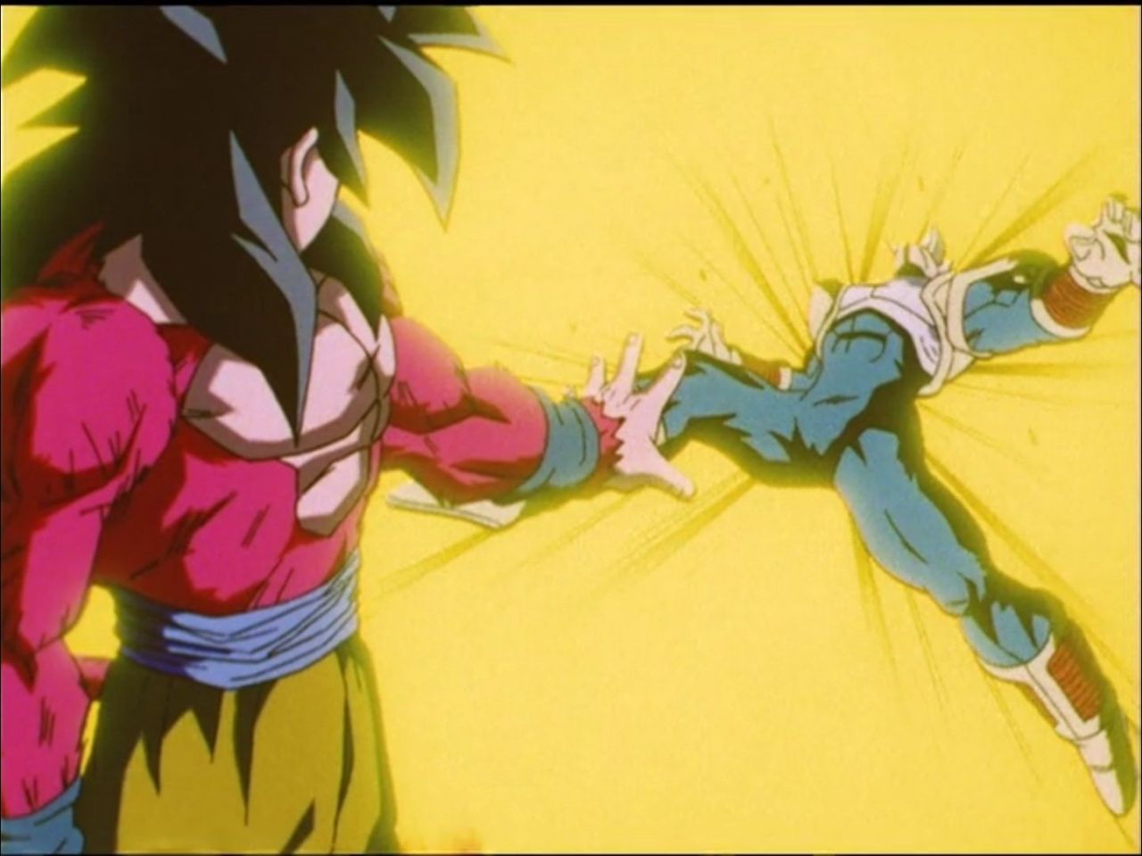 Goku SSJ3 & Vegeta SSJ  Dibujos, Goku y vegeta peleando, Dragones