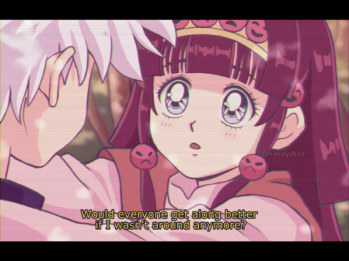 Hunter x Hunter - Killua and AllukaScreencap redraw (90s/retro anime style)