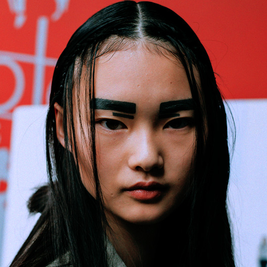 versacegods:Cong He @ Masha Ma Fall 2015 Backstage