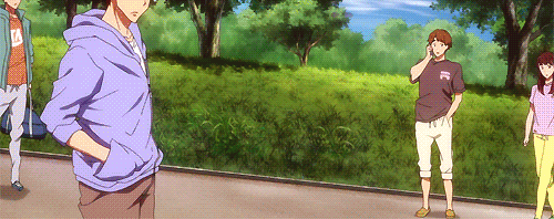 02cm:[Scene] Haruka running around looking for Rin.↳ Stage Directions: Running for dear life.