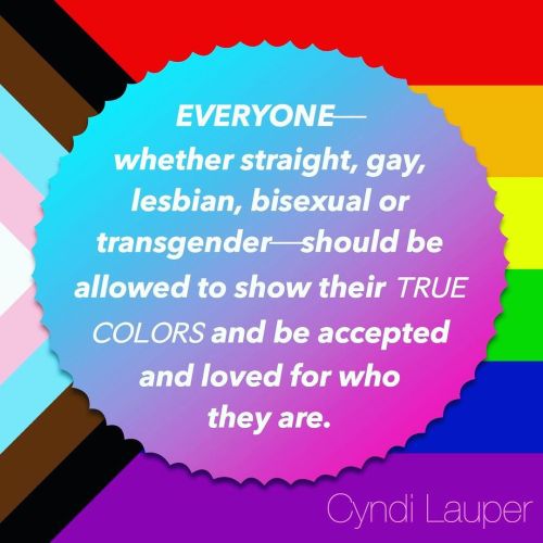 True colors shine through. Definitive quote by one of my favorite bisexual goddesses. Happy Pride. .