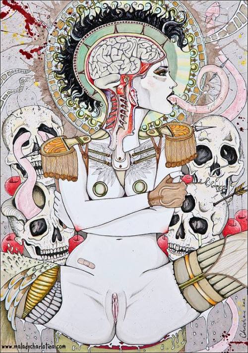 artagainstsociety:  artisafeeling:Malady Charlotina  Also known as alt model Ulorin Vex! 