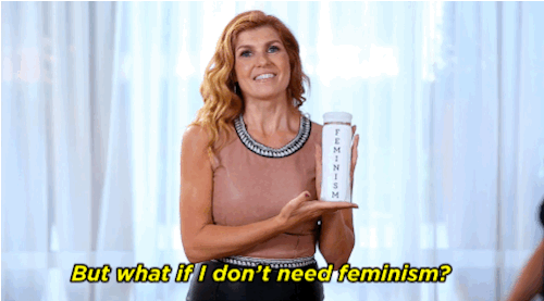 liquorinthefront: huffingtonpost: Connie Britton Reveals Her Best Beauty Secret… Feminism! ye