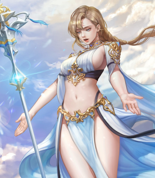 Goddess of Wind  Hyesu No www.artstation.com/artwork/nGn5K