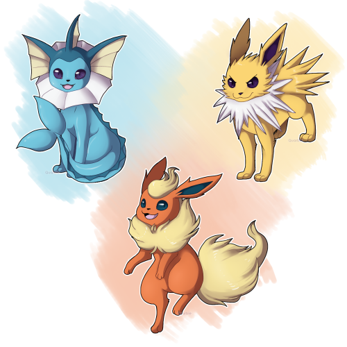 First Gen eeveelutions!